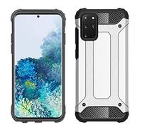 Galaxy S20 Case, Galaxy S20 Shockproof Case Premium Protective Poly-carbonate Hybrid Anti Slip Galaxy S20 Armor Flexible Inner Protection Phone Cover for Samsung Galaxy S20 (SILVER)