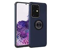 Galaxy S20 Case with Magnetic Ring Holder Kickstand, Full Body Protective Silicone TPU Gel Personalized Shockproof Tough Armour Phone Cover for Samsung Galaxy S20 (BLUE)