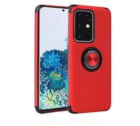 Galaxy S20 Plus Case with Magnetic Ring Holder Kickstand, Full Body Protective Silicone TPU Gel Personalized Shockproof Tough Armour Phone Cover for Samsung Galaxy S20 Plus (RED)