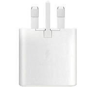 Galaxy S21 Plus/Note 20 Ultra Original 25W Fast Charging USB-C Mobile Phone Mains Plug/Wall Charger, Genuine Charger Compatible with Galaxy Smartphones and Other USB Type C Devices