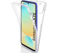 Galaxy S24 FE Case, Galaxy S24 FE 5G Cover, Ultra Thin 360 Case [Full Protection] [no dots] [silicon] [Slim TPU] [S24 FE Front and Back] [Transparent] For Samsung S24 FE (CLEAR)
