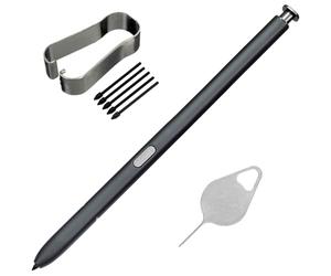 Galaxy S24 Ultra 5G S Pen Replacement S24 Ultra Pen with S24 Ultra Tips Nibs for Samsung Galaxy S24 Ultra 5G Touch Pen 6.8" SM-S928U S928W S928 with Needle Repair Part (No Bluetooth) (Titanium Black)