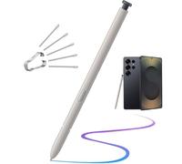 Galaxy S25 Ultra S Pen Replacement for Samsung Galaxy S25 Ultra Stylus Pen Touch （5G All Versions +5 Nib and Pen Clip (Titanium Shadow Black)