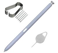 Galaxy S25 Ultra S Pen Replacement Stylus S25 Ultra Pen with S25 Ultra Pen Tips Nibs for Samsung Galaxy S25 Ultra 5G Touch Pen S938 S25 Ultra S Pen with Needle Repair Part (Titanium Silver Blue)