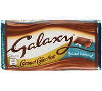 Galaxy Salted Caramel Chocolate Bar, 135 g, Pack of 24