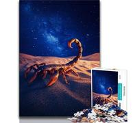Galaxy Scorpion Jigsaw Puzzles for Teenagers 1000 Pieces,Educational Games Home Decoration Deal As Gifts for The Whole Family 38x26cm