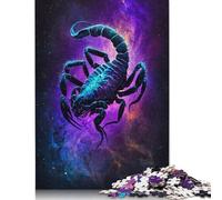 Galaxy Scorpion Puzzle Brain Teaser 100% Recycled Cardboard Jigsaw Puzzle for Women Men 1000pcs (75x50cm)