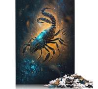 Galaxy Scorpion Puzzle Premium 100% Recycled Board Paper Rectangular Jigsaw Puzzle for Adults Teen Unique Gift 1000pcs (75x50cm)