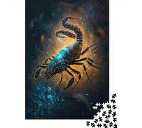 Galaxy Scorpion Puzzle Relax Challenge Toy Paper Rectangular Jigsaw Puzzle for Boy Or Girl 300pcs (40x28cm)
