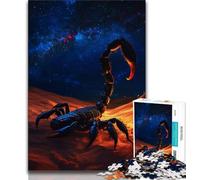 Galaxy Scorpion Puzzles for Teenagers 1000 Pieces,Staycation Kill Time Every Piece Is Unique - Challenging Family Fun Game 38x26cm