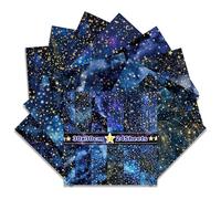 Galaxy Scrapbook Paper Pack, 24 Sheets Single-Sided Starry Night Patterned Paper for Scrapbooking, Card Making, Journaling DIY Art Projects, 11.8x11.8 Inches (C)