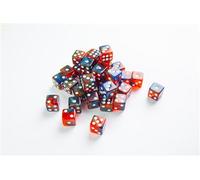 Gamegenic Galaxy Series - Mars D6 Dice Set 12 Mm (36 Pcs) Blue/Orange