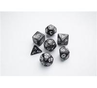 Galaxy Series - Moon - RPG Dice Set (7pcs) Black