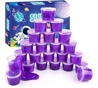 Galaxy Slime 24 Pack - Purple Slime Party Favors, Christmas Stocking Stuffers,Non-Sticky, Soft & Smooth for Birthday, Classroom Rewards, Goodie Bag Stuffer,Easter Basket Stuffers for Kids