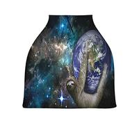 Galaxy Sloth Earth Tapestry Stretchy Baby Car Seat Cover,Canopy Nursing Covers,Soft Breathable Windproof Scarf Changepad for Winter Infant Breastfeeding Boys