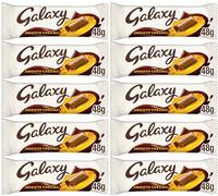 Galaxy Smooth Caramel Chocolate Bars, 48g (10 Pack)
