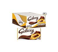 Galaxy Smooth Caramel Chocolate Bars for Sharing, 24 Bars of 135 g