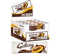 Galaxy Smooth Caramel & Milk Chocolate Bara Chocolate Gift Party Bag Fillers 24 Bars of 48 g