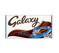 Galaxy Smooth Crispy Milk Chocolate Bar, Chocolate Gift, Movie Night Snacks, Sharing Bar 102g