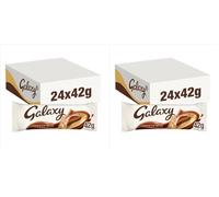 Galaxy Smooth Milk Chocolate, 24 x 42 g (Pack of 2)