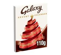 Galaxy Smooth Milk Chocolate Advent Calendar Christmas Gift Box 110g | Festive Holiday Milk Chocolate Advent Calendar, Ideal for Christmas Sweets Assortment, Holiday Treats, Snacks Selection