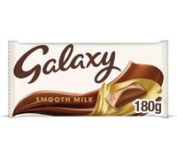 Galaxy Smooth Milk Chocolate Bulk Pack, Perfect for Gift For Office, Home, School (20 x 180g Sharing Bars, Original)