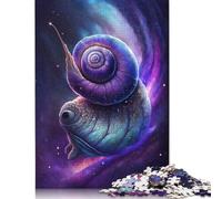 Galaxy Snail Jigsaw Puzzles 500 Pieces Puzzle Adults Game Jigsaw Toys Teenagers Jigsaw Gifts Wall Decoration 500pcs (52x38cm)