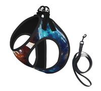 Galaxy Space American Football Compact Pet Suspender Vest-The Perfect Small Pet For A Comfortable Walk