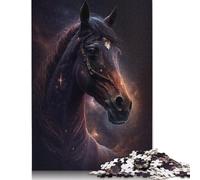 Galaxy Space Animal Horse Wooden Puzzle for Adults 1000 Pcs Jigsaw Puzzles for Puzzle Jigsaw for 18+ And Adults 1000pcs (75x50cm)