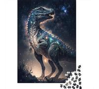Galaxy Space Dinosaurs Puzzle Friendly Materials 100 Percent Recycled Cardboard Jigsaw Puzzle for Adult Children 1000pcs (38x26cm)