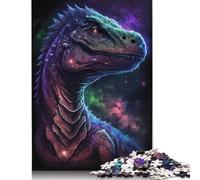 Galaxy Space Dinosaurs Puzzle Fun Activity for at Home Premium Cardboard Jigsaw Puzzle for Adults Teen 1000pcs (75x50cm)