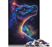Galaxy Space Dinosaurs Puzzle Relax Challenge Toy Paper Rectangular Jigsaw Puzzle for Boy Or Girl 1000pcs (75x50cm)