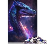 Galaxy Space Dinosaurs Puzzle Unique Home Decor 100% Recycled Cardboard Jigsaw Puzzle for Boy Or Girl 1000pcs (75x50cm)