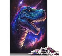 Galaxy Space Dinosaurs Puzzle Unique Home Decor 100% Recycled Cardboard Jigsaw Puzzle for Boy Or Girl 1000pcs (75x50cm)