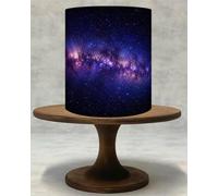 Galaxy Space Edible Cake Wrap - Milky Way Stars Icing Sheet or Wafer Paper Universe Cake Decoration for Birthday & Celebration Cakes!188 (Icing Sheet)