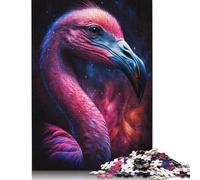 Galaxy Space Flamingo 1000 Pieces Puzzles for Adults & Teenager Teenager Man Woman Gift 1000pcs (75x50cm)