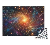 Galaxy Space Light Jigsaw Puzzle, 1000 Pcs For Adults | 70x50cm Cardboard, Brain Workout, Accurate Cutting, Adult Hobbyists, Stress Reduction