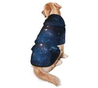 Galaxy Space. Print Dog Hoodie Pet Sweatshirt, Warm, Soft And Breathable Hooded Clothes For Medium To Large Dogs, Easy-To-Wear Design, For Winter And Fall