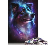 Galaxy Star Border Collie 1000 Jigsaw Puzzles for Adults/Adult Jigsaw/Intellectual Game Puzzle Family Games Jigsaw Puzzles 1000pcs (75x50cm)