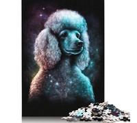 Galaxy Star Poodle Jigsaw Puzzles 500 Pieces for Adults Jigsaw Puzzles for Adults 500 Piece Puzzle Educational Games 500pcs (52x38cm)