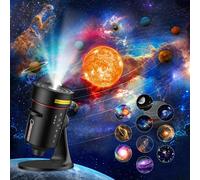 Galaxy Star Projector,4K HD Planetarium Projector with 10 Film Discs,8 Color Night Light,Timer. Space Ceiling Nebula Ocean Home Theater Living Room Decor for Kid Adult Gift