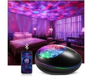 Galaxy Star Projector Light LED Ceiling Starry Night Sea Starlight Ocean Wave Space Music Projection Lamp Halloween Christmas Birthday Wedding