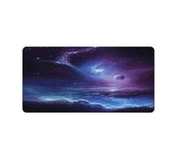 Galaxy Starry Sky Desk Mat Anti-Slip Big Mousepad Keyboard Pad Mouse Mat for Computer Extended Mouse Pad for Gaming Desk Blotter Waterproof Writing Pads for Office and Home