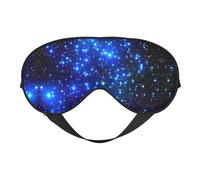 Galaxy Stars Print Soft Eye Mask â€“ Comfortable Sleep, Blocks Light, Full Eye Coverage, Ideal for Travel, Meditation