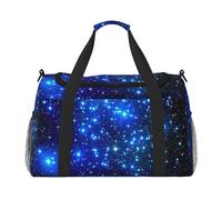 Galaxy Stars Print Weekender Bag,Gym Bag with,Carry On Luggage Overnight Weekend Bag, Holdall Handbag