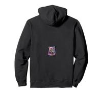 Galaxy T-Rex And Raccoon Space Dinosaur Pullover Hoodie