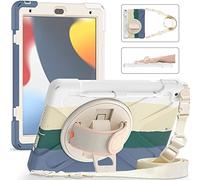 Galaxy Tab A 8.0 SM-T290/T295 Case, Heavy Duty, Shockproof, with Pen Holder, Hand Strap, Shoulder Strap for Samsung Tab A 8.0 Inch