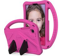 Galaxy Tab A7 Lite Case Kids, Tading for Samsung Galaxy Tab A7 Lite Case, EVA Foam Shockproof Stand Handle Protective Cover for Galaxy Tab A7 Lite 8.7" SM T220 T225 Boys Girls - Hot Pink