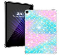 Galaxy Tab S6 Lite Clear Case 2024/2022/2020, Shockproof Drop Protection Galaxy Tab S6 Lite 10.4 inch Tablet, Lightweight Transparent Soft TPU Cover for Samsung S6 Lite Case, Shiny Scale