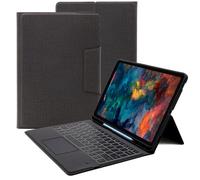 HEAPAO Galaxy Tab S7/S8+ Case with Keyboard: Smart Touchpad, 7 Color Backlit Keyboard Case with Kickstand & S-Pen Holder for 12.4 inch Samsung Galaxy Tab S8 Plus/S7 FE